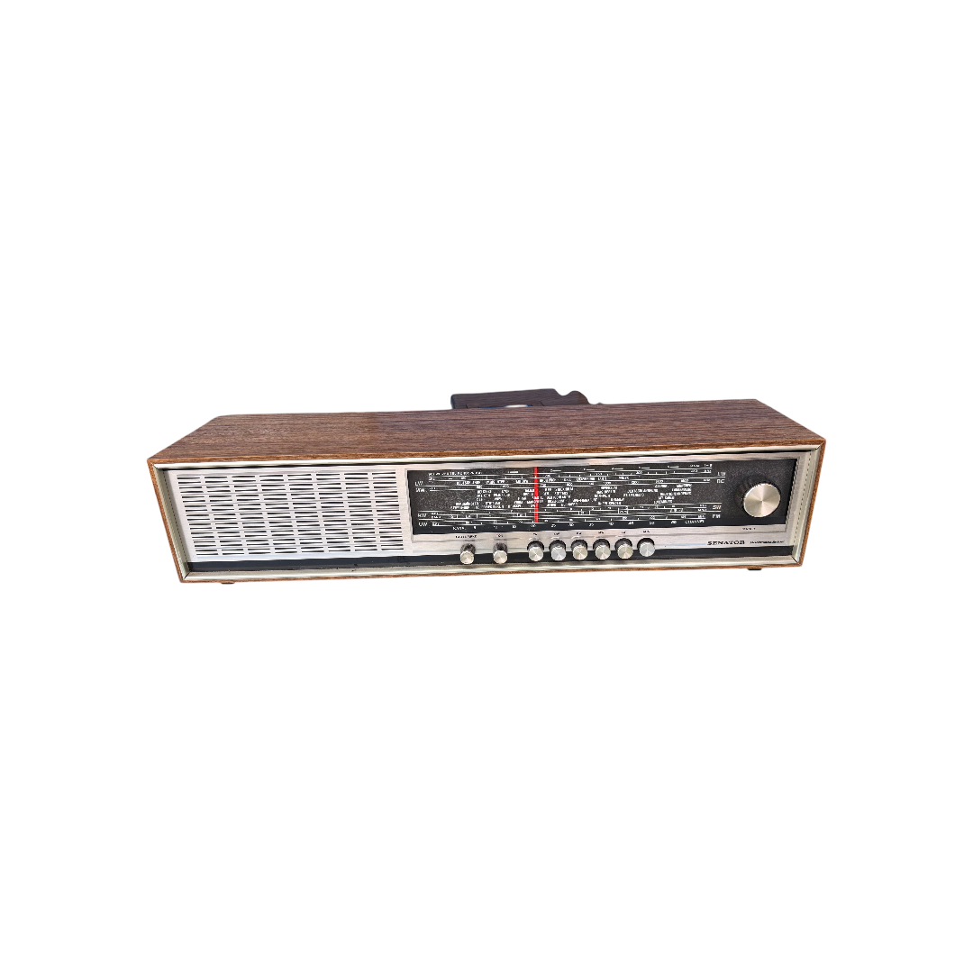 Radio de Masă Vintage din Lemn - Stil Mid-Century Modern